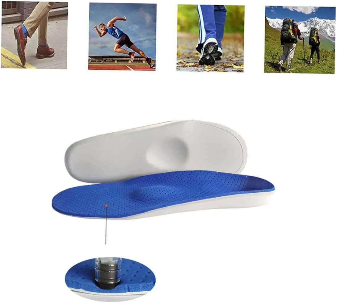 1 Pair Orthotic Arch Support Insoles Breathable Massage Shoe Pads for Enhanced Comfort Alignment for Long Term Wear and Stability