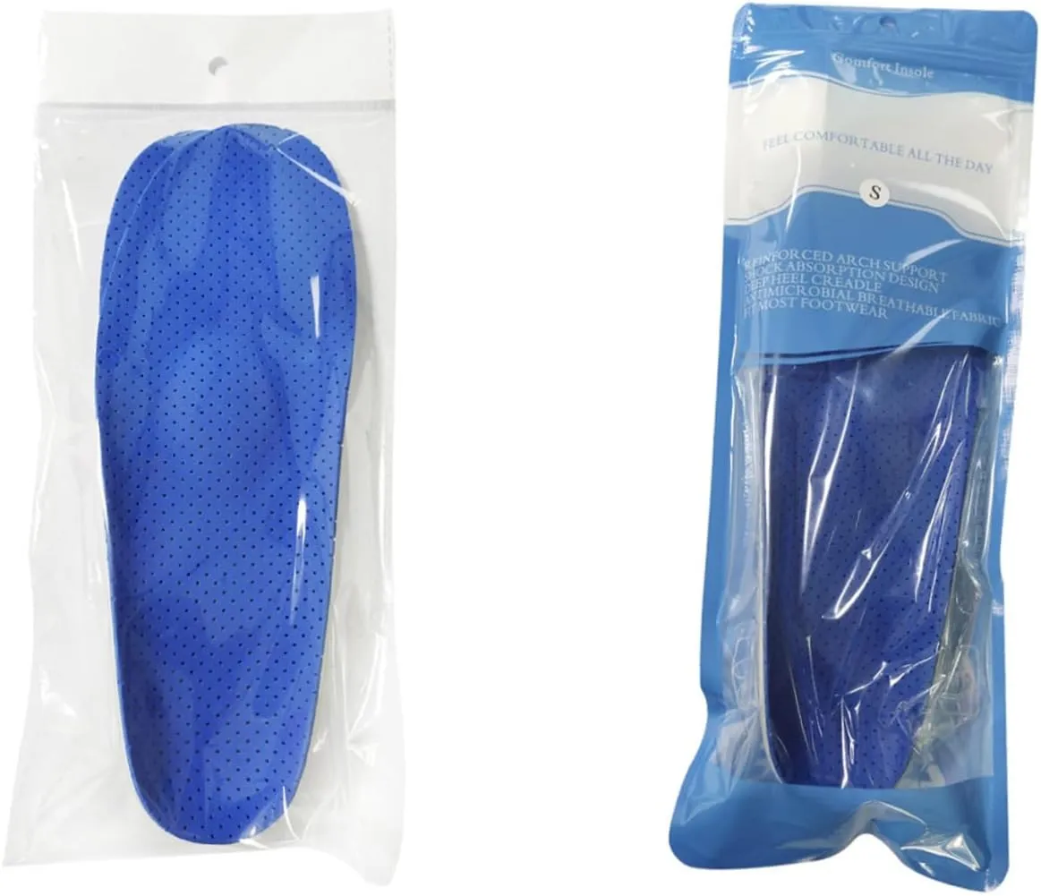 1 Pair Orthotic Arch Support Insoles Breathable Massage Shoe Pads for Enhanced Comfort Alignment for Long Term Wear and Stability