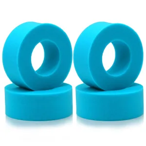 1.9 Tire Inserts Soft Outer Foam Inserts 4pcs for 1.9inch Wheel Tires RC Crawler Axial SCX10 90046 TRX4(4pcs Blue)