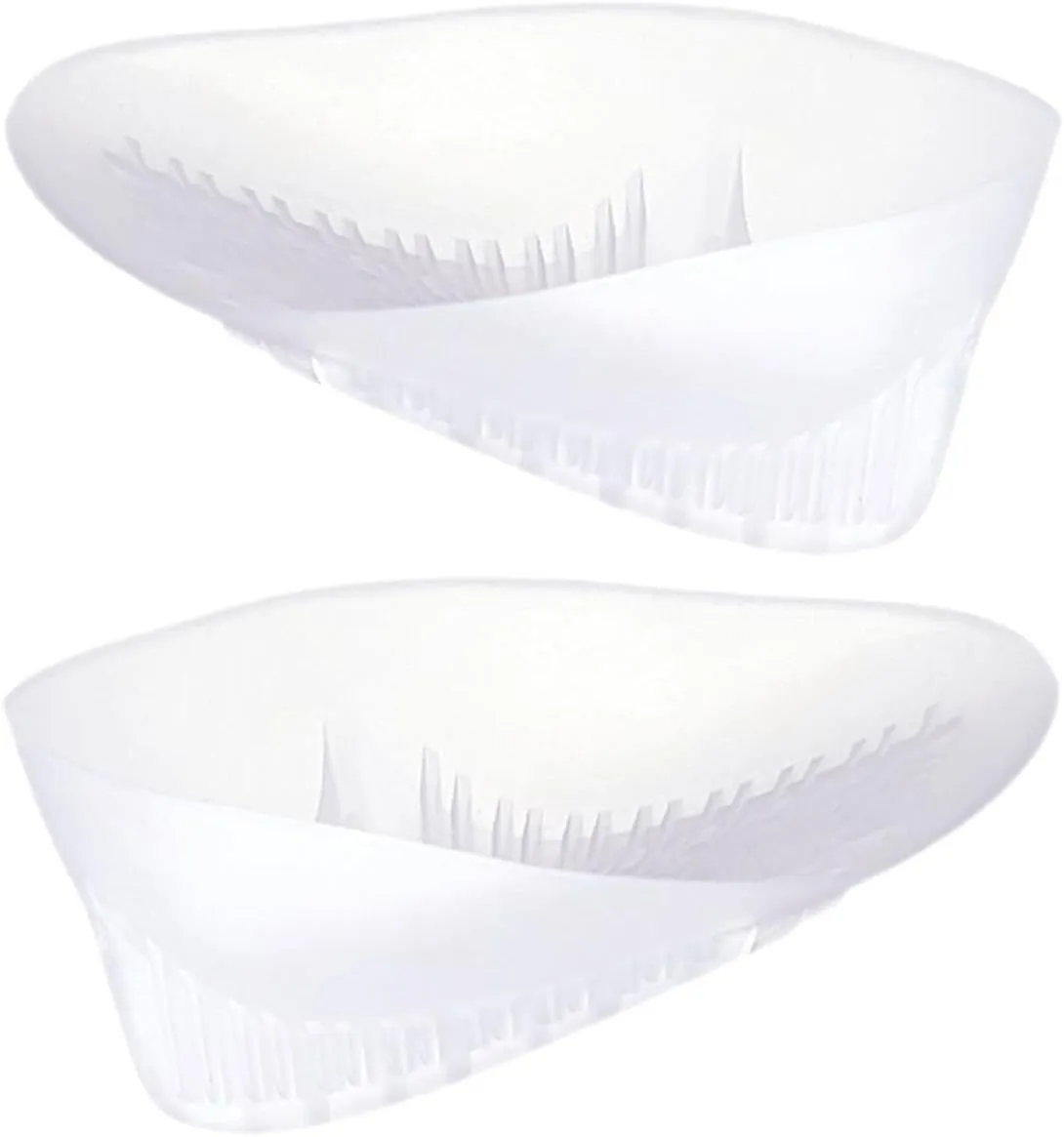 1Pair Height Increase Insoles for Men Women Transparent Heel Wedge Inserts Non Slip Heel Pads for All Shoe Comfortable Cushions for Back of Heel Boost Confidence