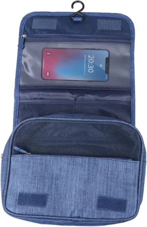1pc Portable Makeup Bag Chic Handbag Organizer with Hook for Toiletries Cosmetics and Travel Essentials Storage Pouch for Business and Outdoor Use