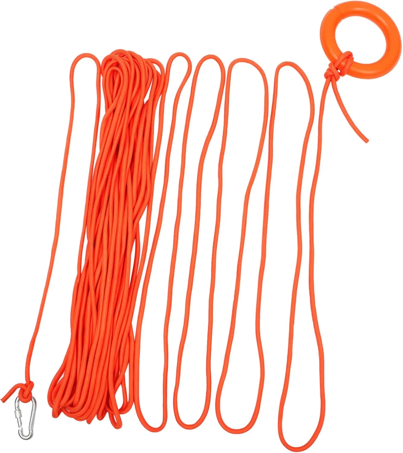 1set Water Floating Rescue Throw Rope for Outdoor Swimming Kayaking Tool for Water Sports and Emergency Rescues