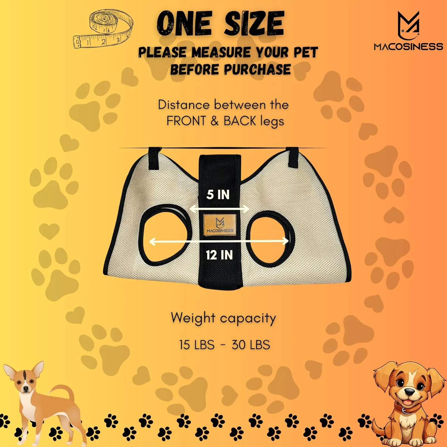 2025 2-in-1 - Dog Grooming Hammock - Dog Sling - Dog Grooming Harness - Dog Slings for Small Dogs - Dog Hammock for Nail Trim - Dog Carrier Sling - Cat Grooming Hammock - Dog Sling Carrier - Pet Sling
