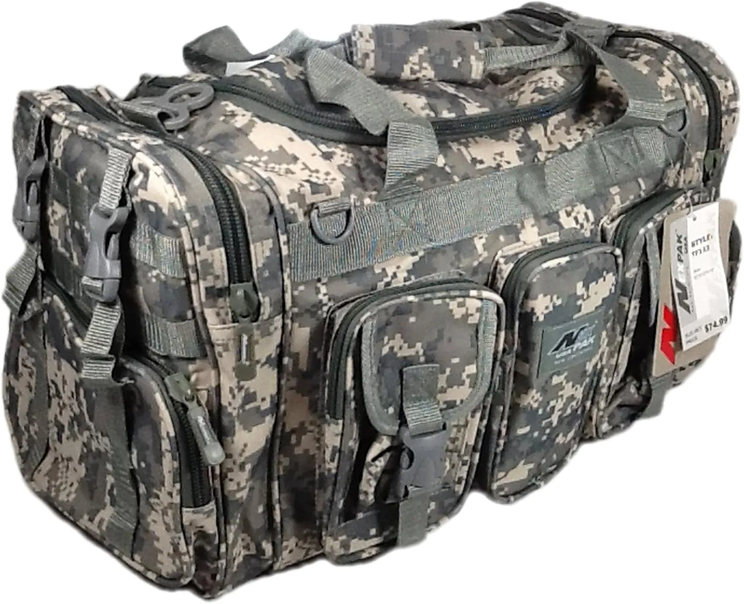 22" 2600cu.in Tactical Duffel Range Bag TF122 DM Digital Camouflage
