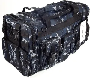 22" 2600cu.in Tactical Duffel Range Bag TF122 DMBK (Navy Blue) Digi Camo