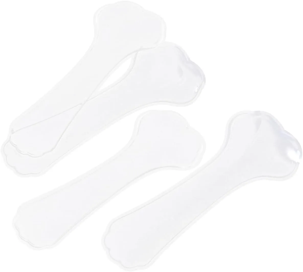 2Pair High Heel Insoles with Arch Support Transparent Heel Cushion Inserts for Foot Therapy for High Heels Sports Casual Shoes