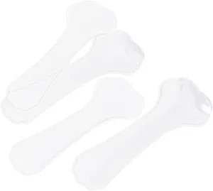 2Pair High Heel Insoles with Arch Support Transparent Heel Cushion Inserts for Foot Therapy for High Heels Sports Casual Shoes