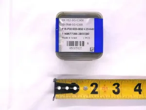 2pcs ISCAR IDI 0598-SG/IDI 152-SG IC908 Carbide Drill Inserts .598" / 15.2mm - MW3993CT4