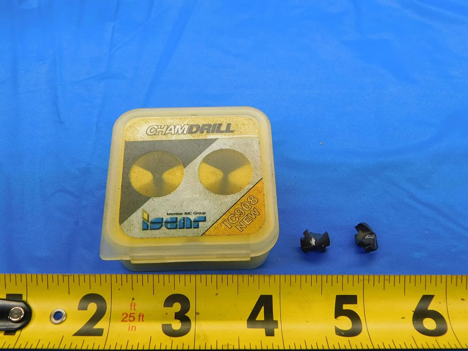 2PCS New ISCAR IDI 0406-SK/IDI 103-SK IC908 Carbide CHAMDRILL Inserts - FAX-MB7413
