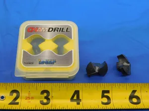 2PCS New ISCAR IDI 0803-SG/IDI 204-SG IC908 Carbide CHAMDRILL Inserts - FAX-MB7407