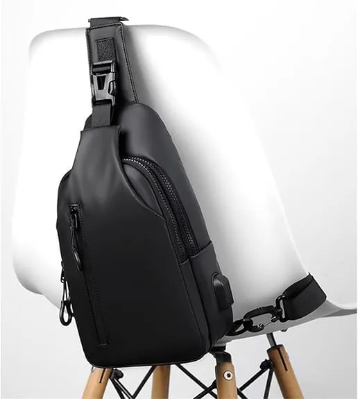 2PCS Waterproof Shoulder Bag, Lightweight Waterproof Nylon Anti Theft Sling Crossbody Bag (02,M)