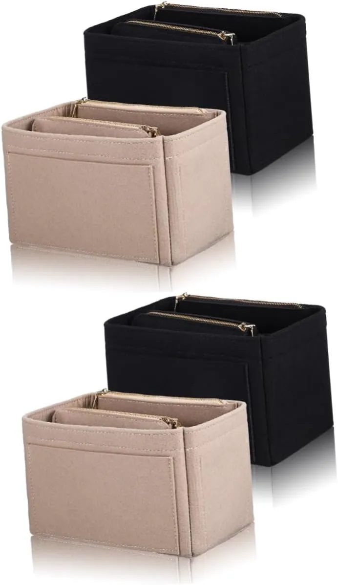 2sets Storage Bag Tea Bag Organizer Clear Tote Crossbody Bags Storage Organizer Organiser Bags Handbags Organizer Insert Portable Sink Purse Organizer Hanger 2pcs*2