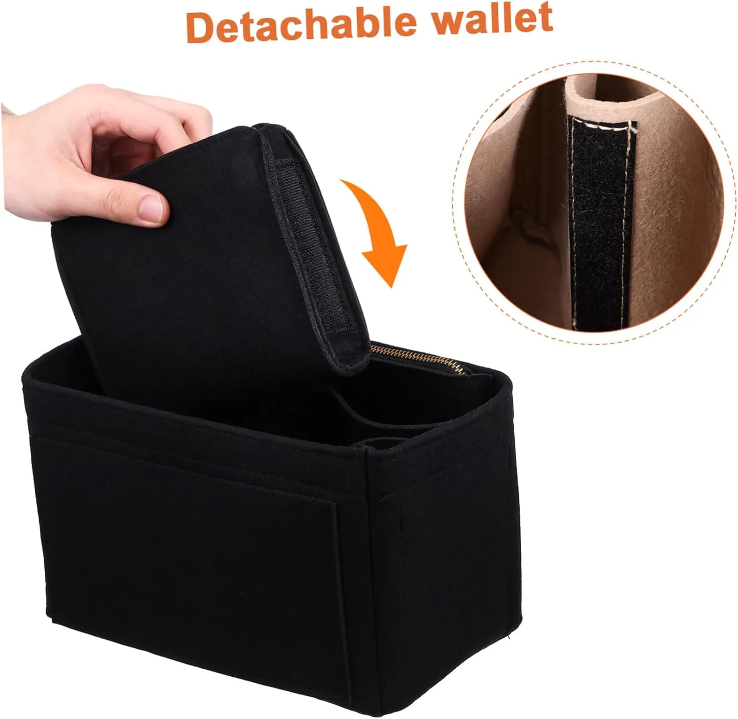 2sets Storage Bag Tea Bag Organizer Clear Tote Crossbody Bags Storage Organizer Organiser Bags Handbags Organizer Insert Portable Sink Purse Organizer Hanger 2pcs*2