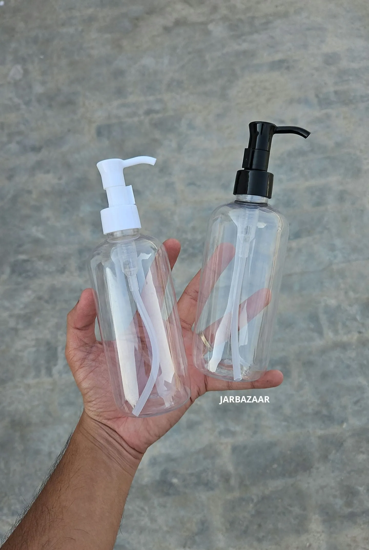 300 ML Transparent Boston Dispenser Bottle