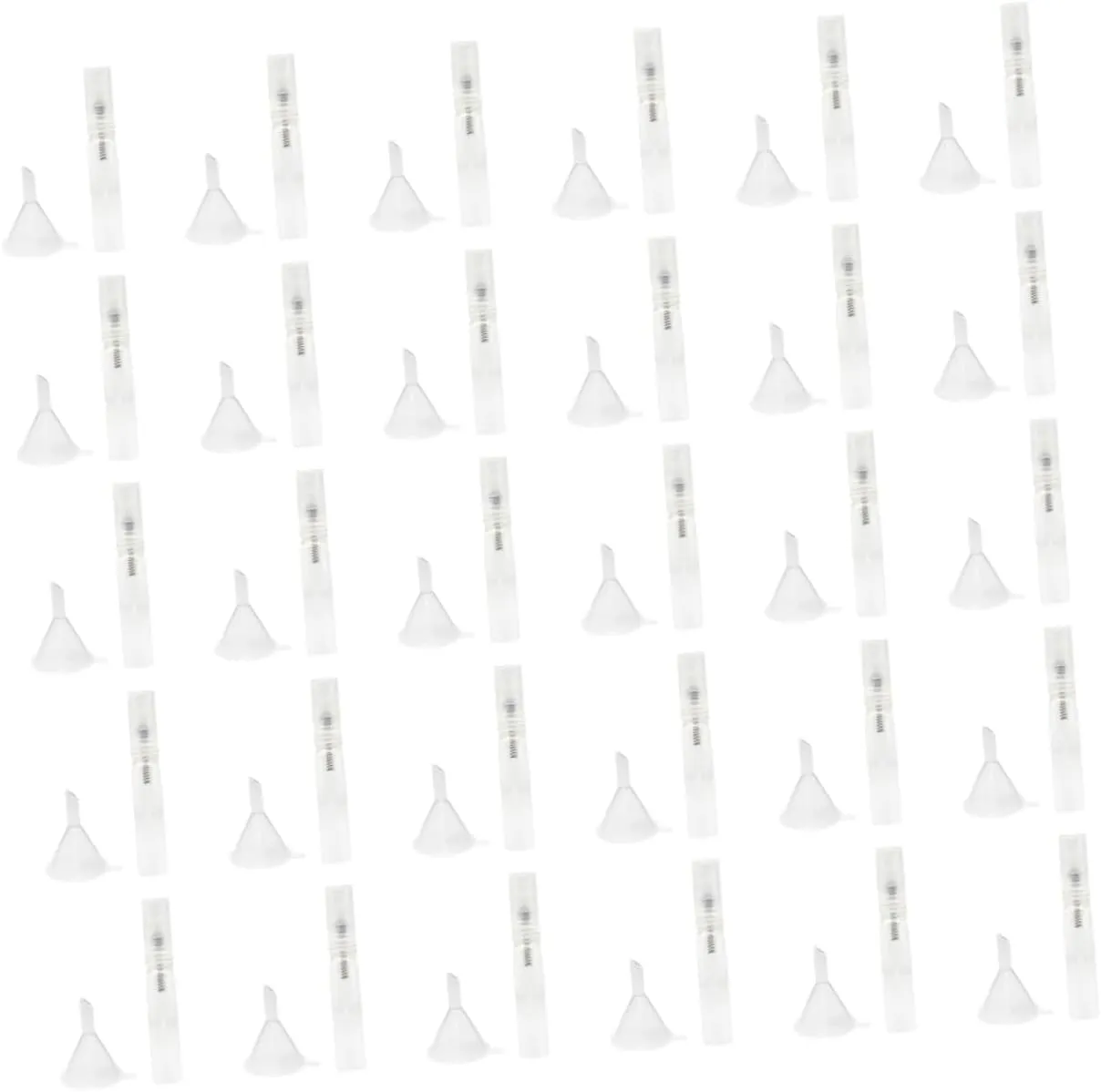 30Pcs Transparent Refillable Portable Perfume Spray Bottles with Funnel Leak Travel Containers for Body Spray Cologne Fragrance