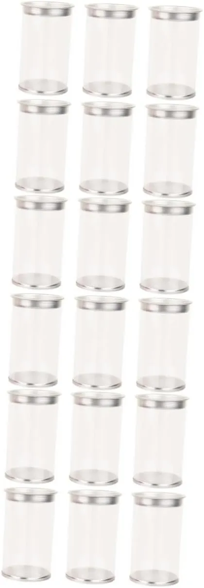 3sets Egg Shape Makeup Sponge Container Small Cylinder Storage Box Makeup Organizer for Travel 6pcs*3