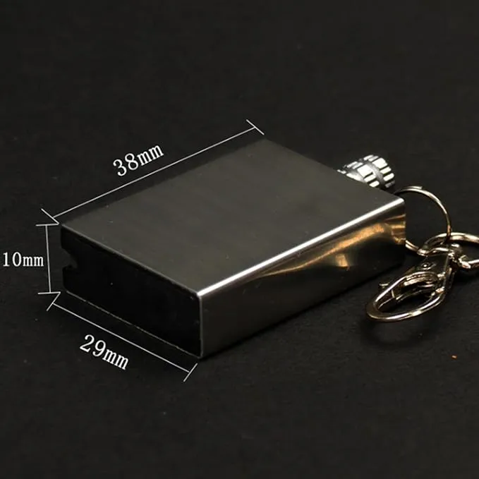 5 Pieces of Emergency Survival Camping Fire Starter Set, Forever Lighter, Flint Metal Match, Waterproof Keychain Permanent Match, Unlimited Waterproof Stick