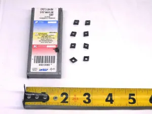8pcs ISCAR CPGT 2-.004-SM IC907 TiAlN & TiN Carbide Inserts CPGT 060201-SM - MW4119CT4
