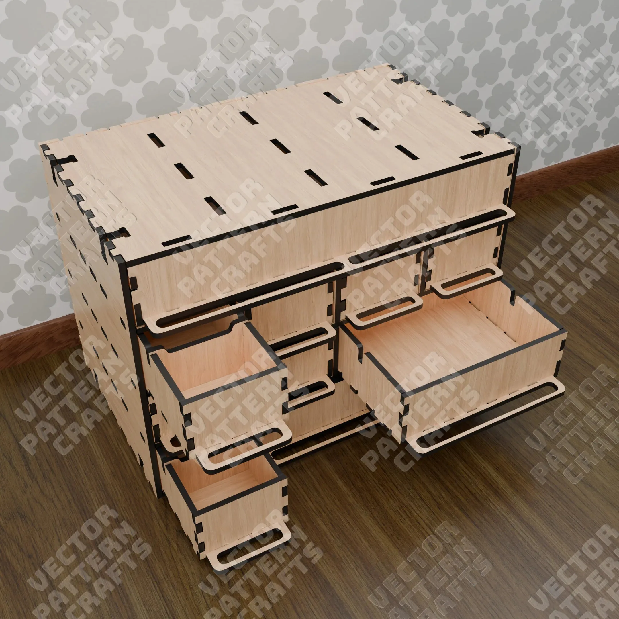 9 Organizers Bundle laser cut svg file