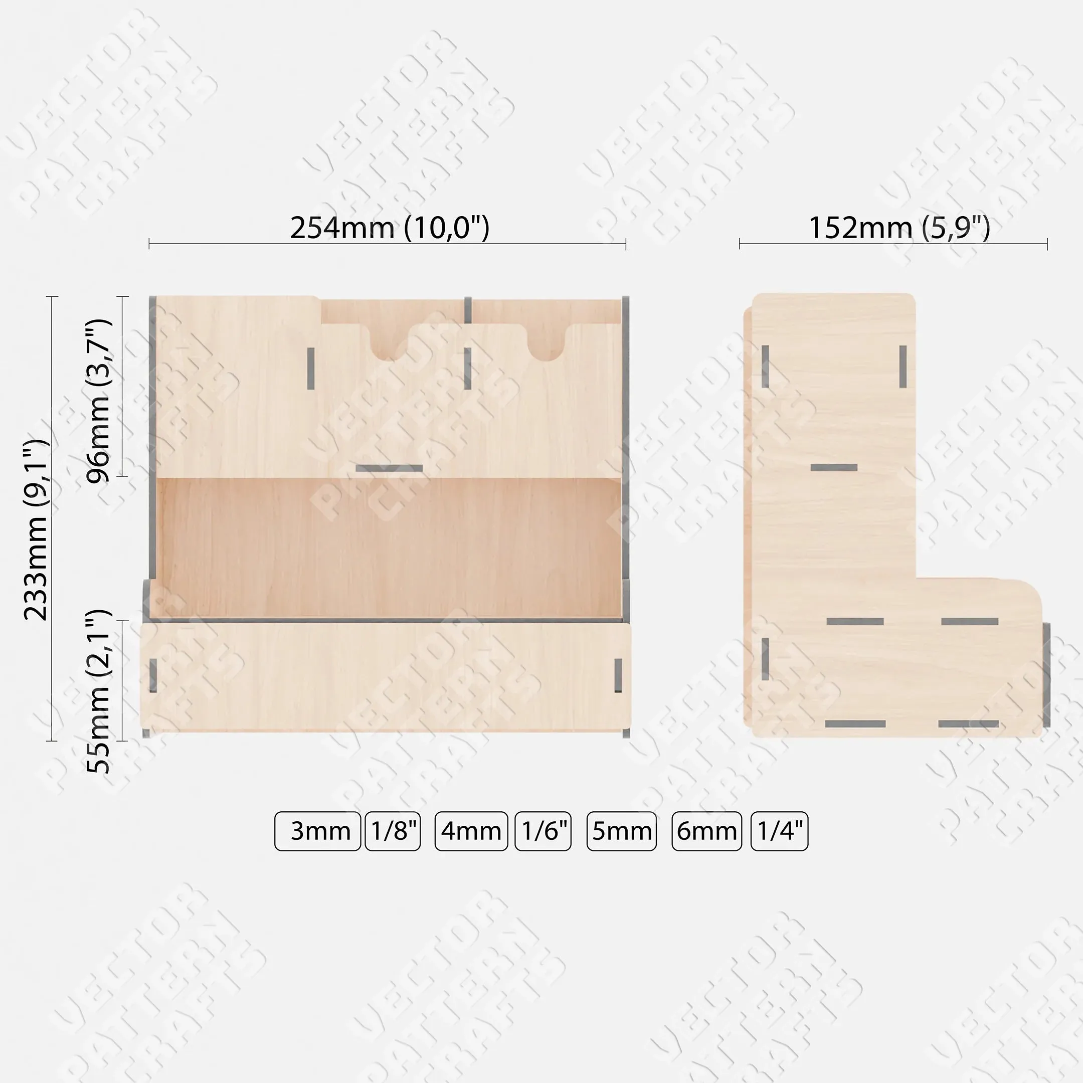 9 Organizers Bundle laser cut svg file