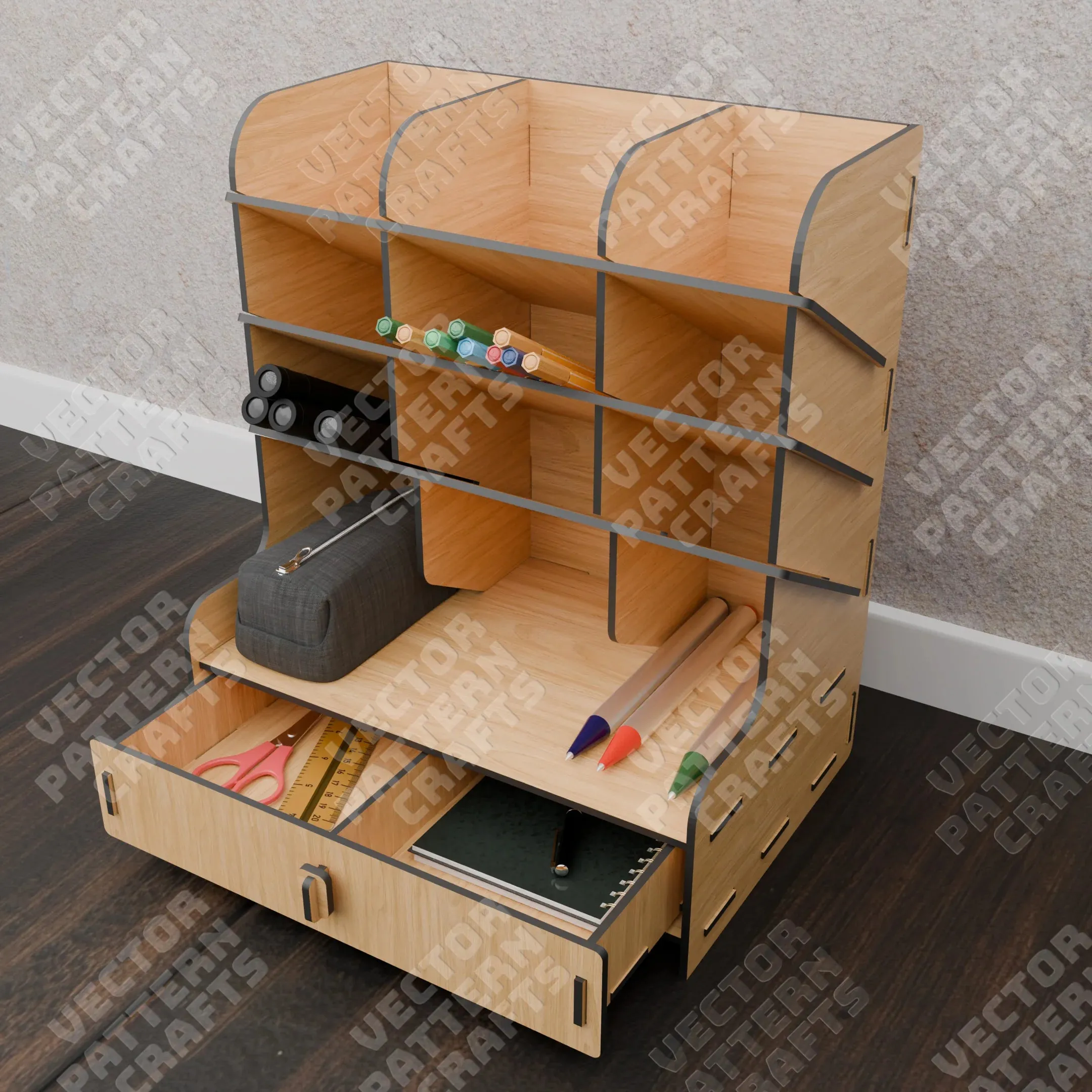 9 Organizers Bundle laser cut svg file