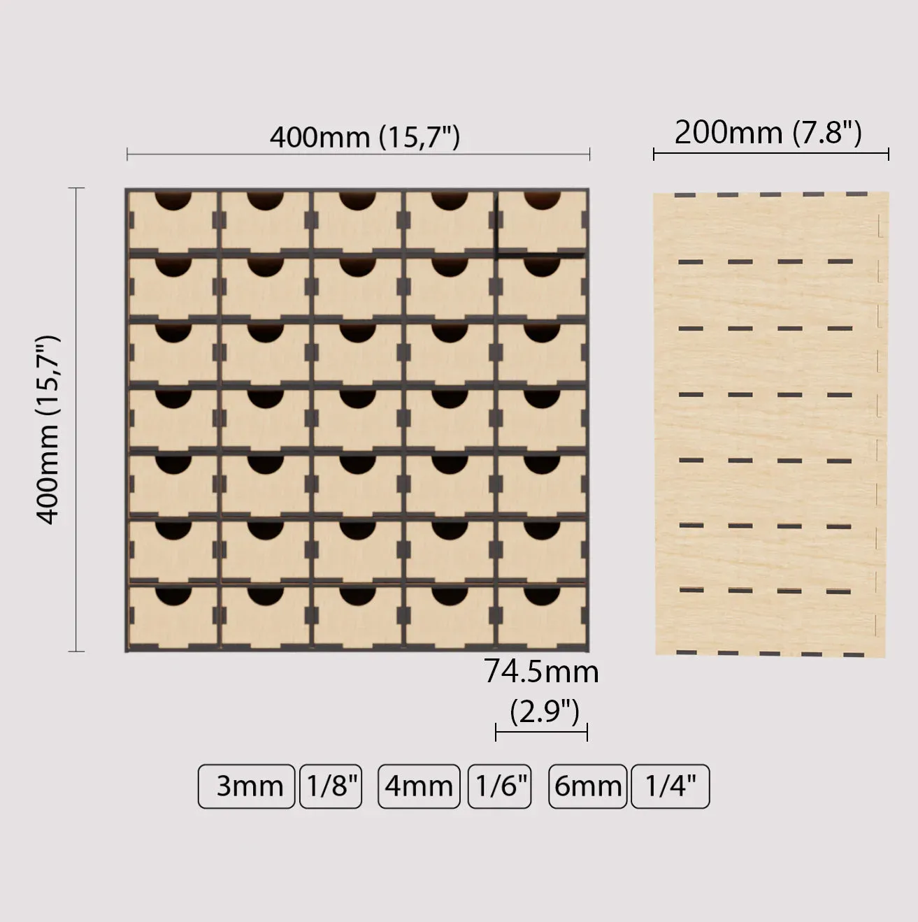 9 Organizers Bundle laser cut svg file
