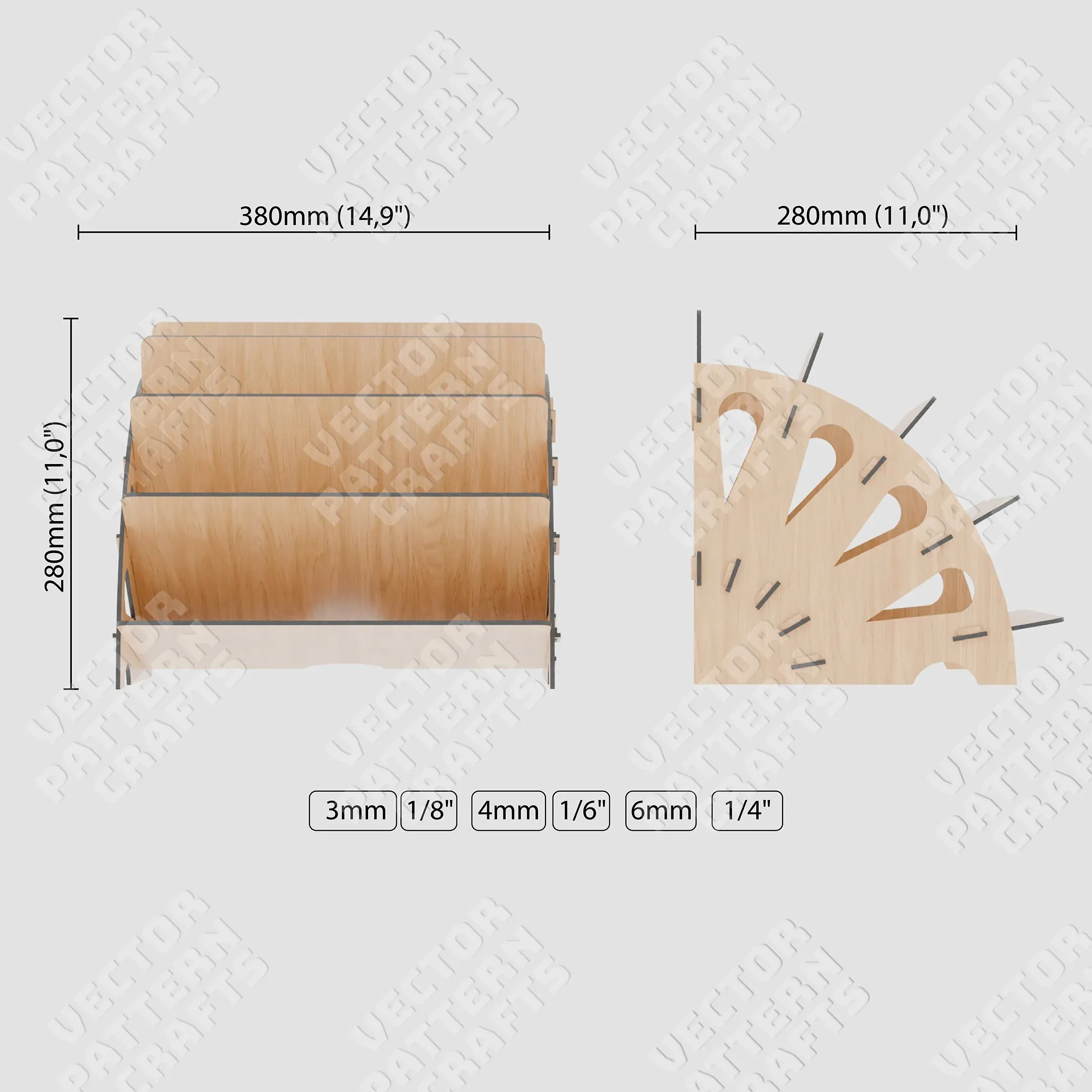 9 Organizers Bundle laser cut svg file