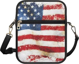 9.5 inch Leather Messenger Bag Sling Bag Crossbody Shoulder Bags for Travel Work Business Men Women