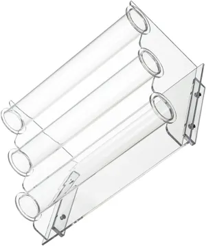 Acrylic Jewelry Organizer Display Stand Transparent Bracelet Holder for Bangle Watch Hair Accessories Stylish Desktop Rack for Visibility Organized Storage
