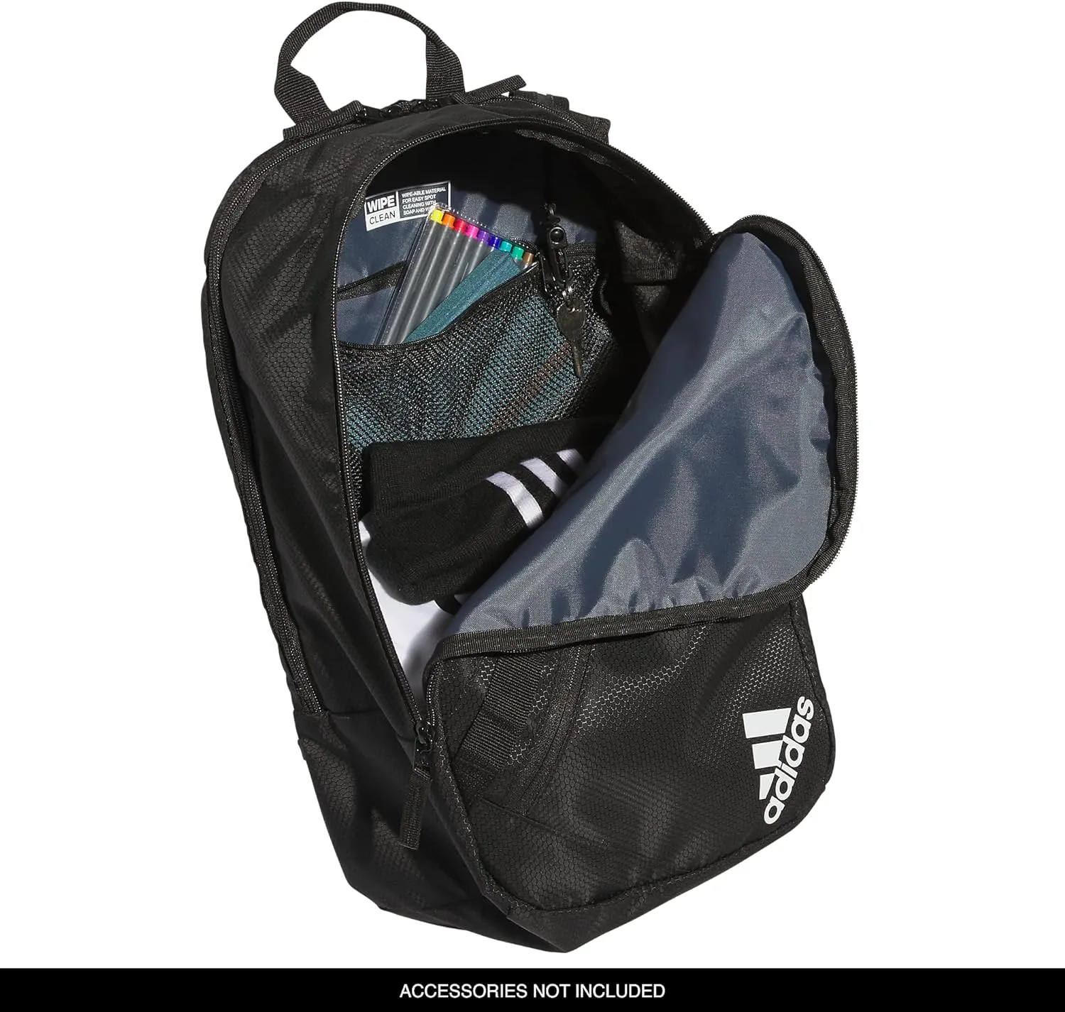adidas Prime Sling-Single Strap Crossbody Backpack, Black, One Size