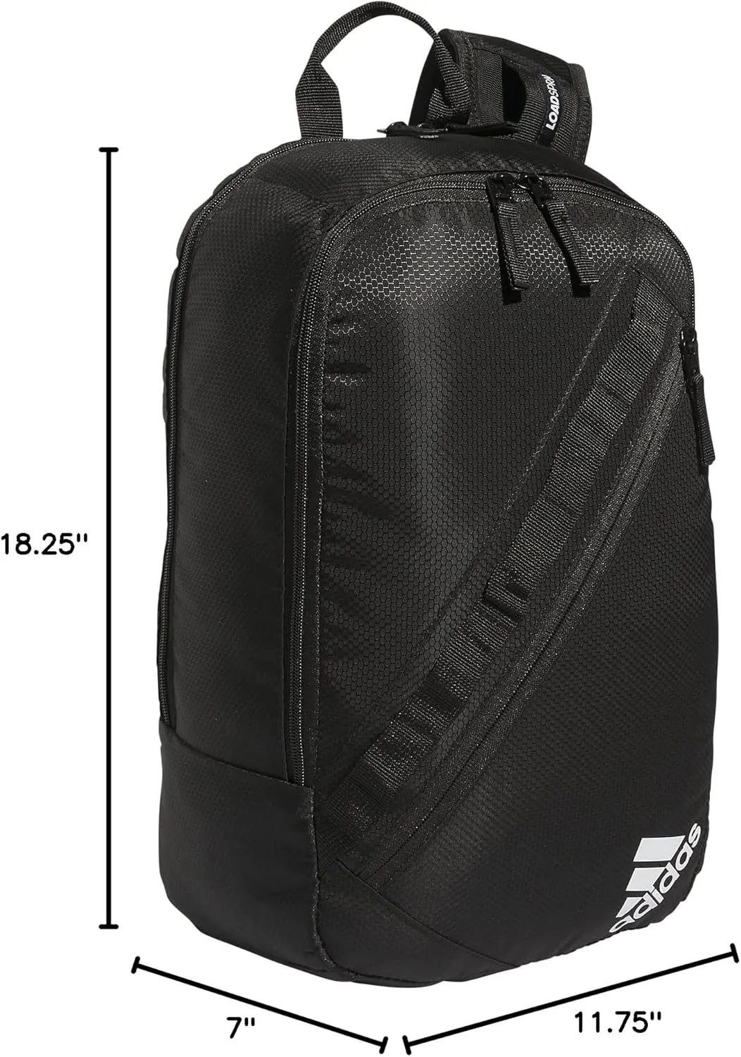 adidas Prime Sling-Single Strap Crossbody Backpack, Black, One Size