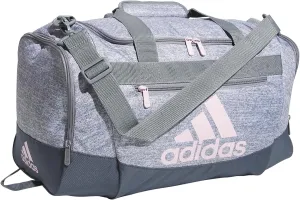 adidas Unisex Adult Defender 4.0 Duffel Bag, Discontinued, Jersey Grey/Clear Pink/Onix Grey, Small (38L)