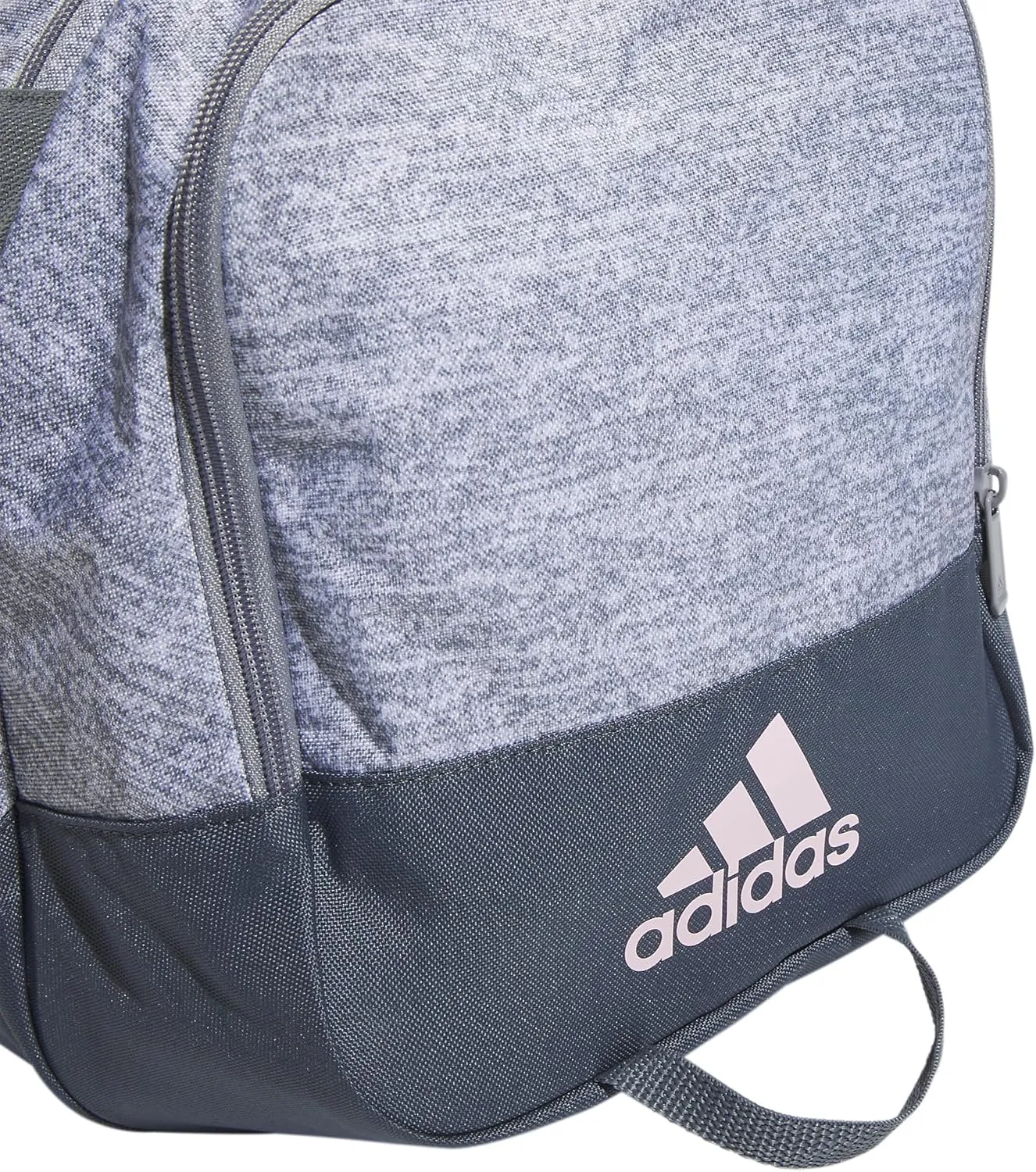 adidas Unisex Adult Defender 4.0 Duffel Bag, Discontinued, Jersey Grey/Clear Pink/Onix Grey, Small (38L)