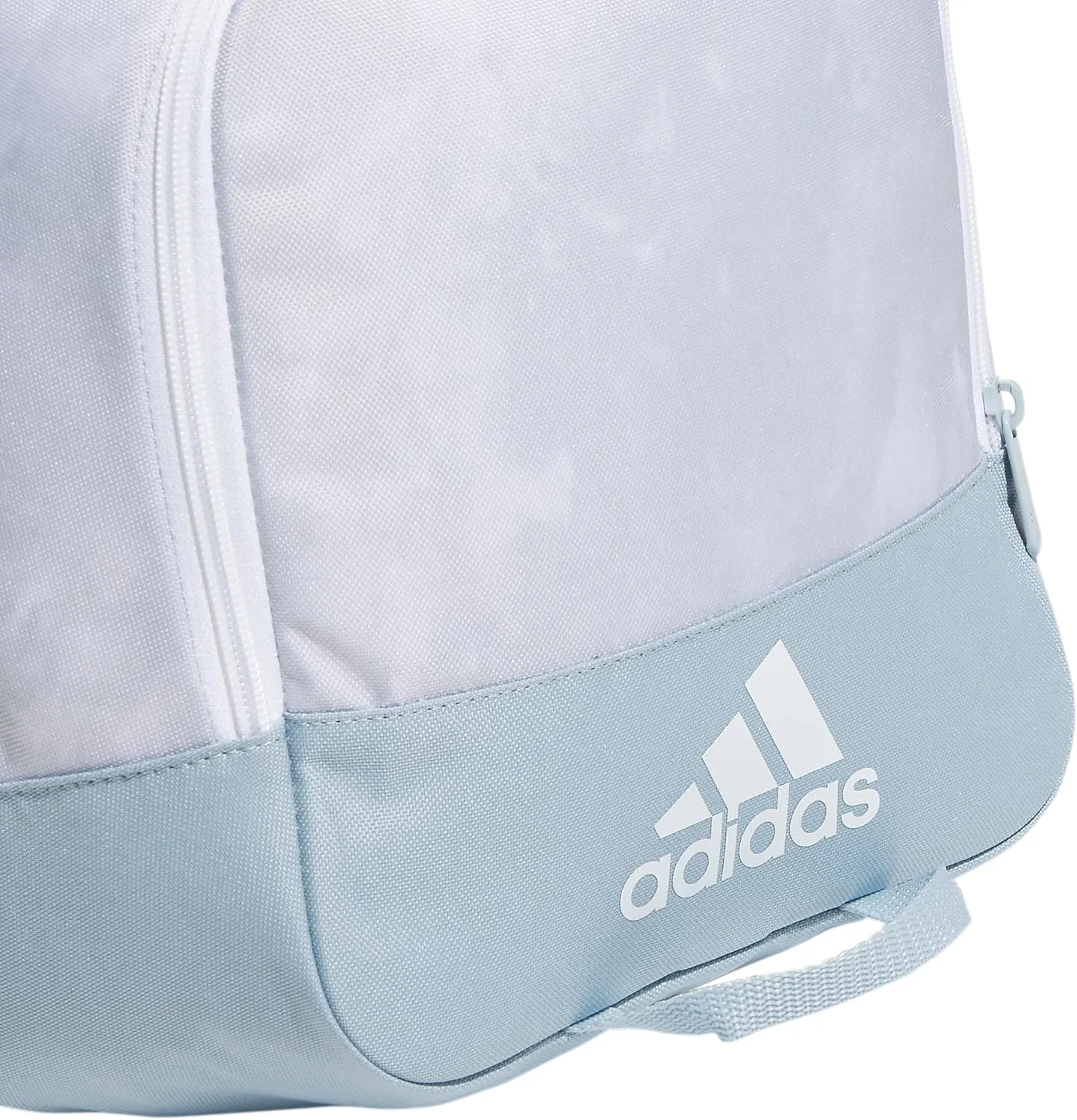 adidas Unisex Adult Defender 4.0 Duffel Bag, Discontinued, Stone Wash White/Wonder Blue, Small (38L)