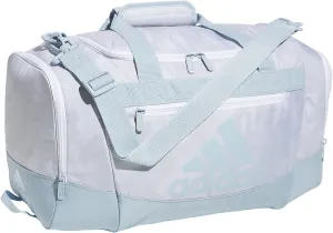 adidas Unisex Adult Defender 4.0 Duffel Bag, Discontinued, Stone Wash White/Wonder Blue, Small (38L)