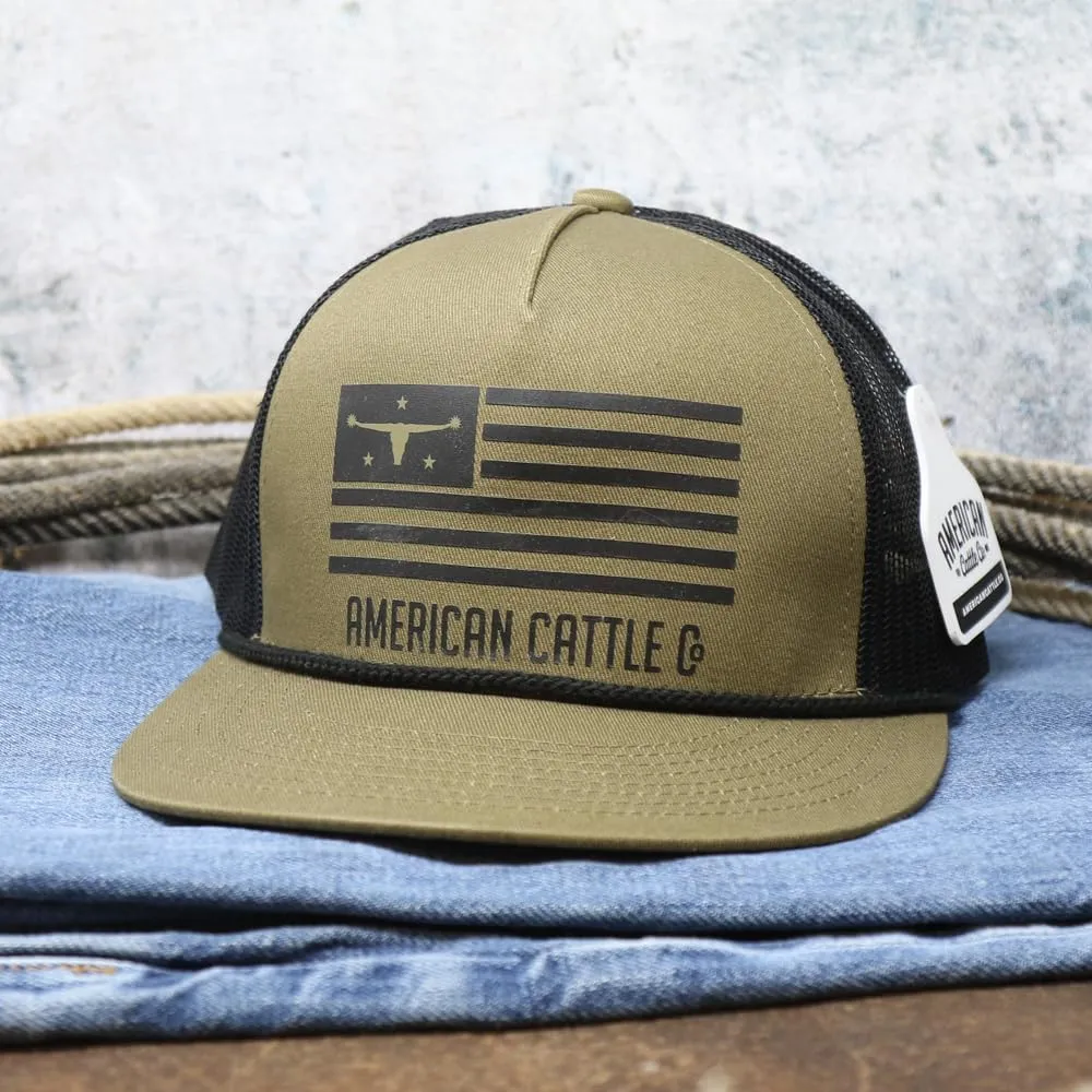 Adjustable Snapback Flag Hat