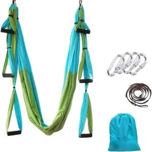Aerial Yoga Swing Set, Ultra Strong Hammock Trapeze Extension, Antigravity Ceiling Hanging Sling Inversion Exercises
