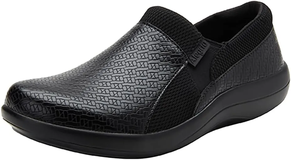 Alegria Women's Duette Shoe Black Woven 5 US