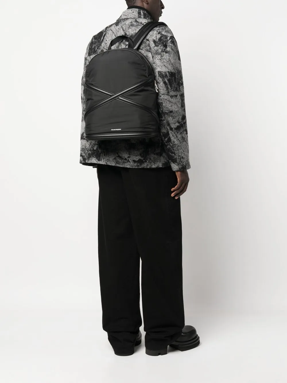 Alexander Mc Queen Harness Nylon Backpack