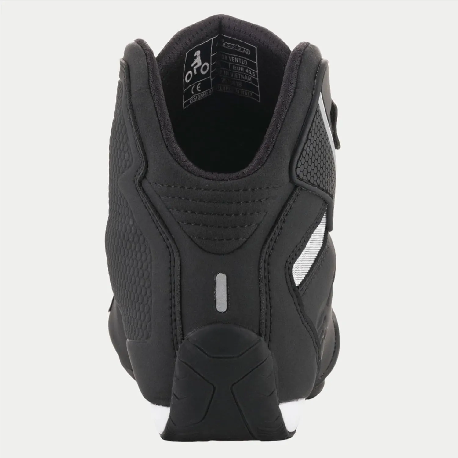 Alpinestars 25156181095 Men's Sektor Vented Street Motorcycle Shoe, Black, 9.5