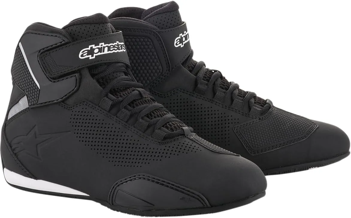 Alpinestars 25156181095 Men's Sektor Vented Street Motorcycle Shoe, Black, 9.5