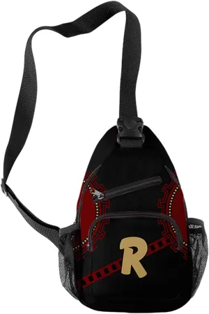 Anime My Hero Single Shoulder Bag Manga Sling Bag Cosplay Daypack(Kirishima Eijiro)