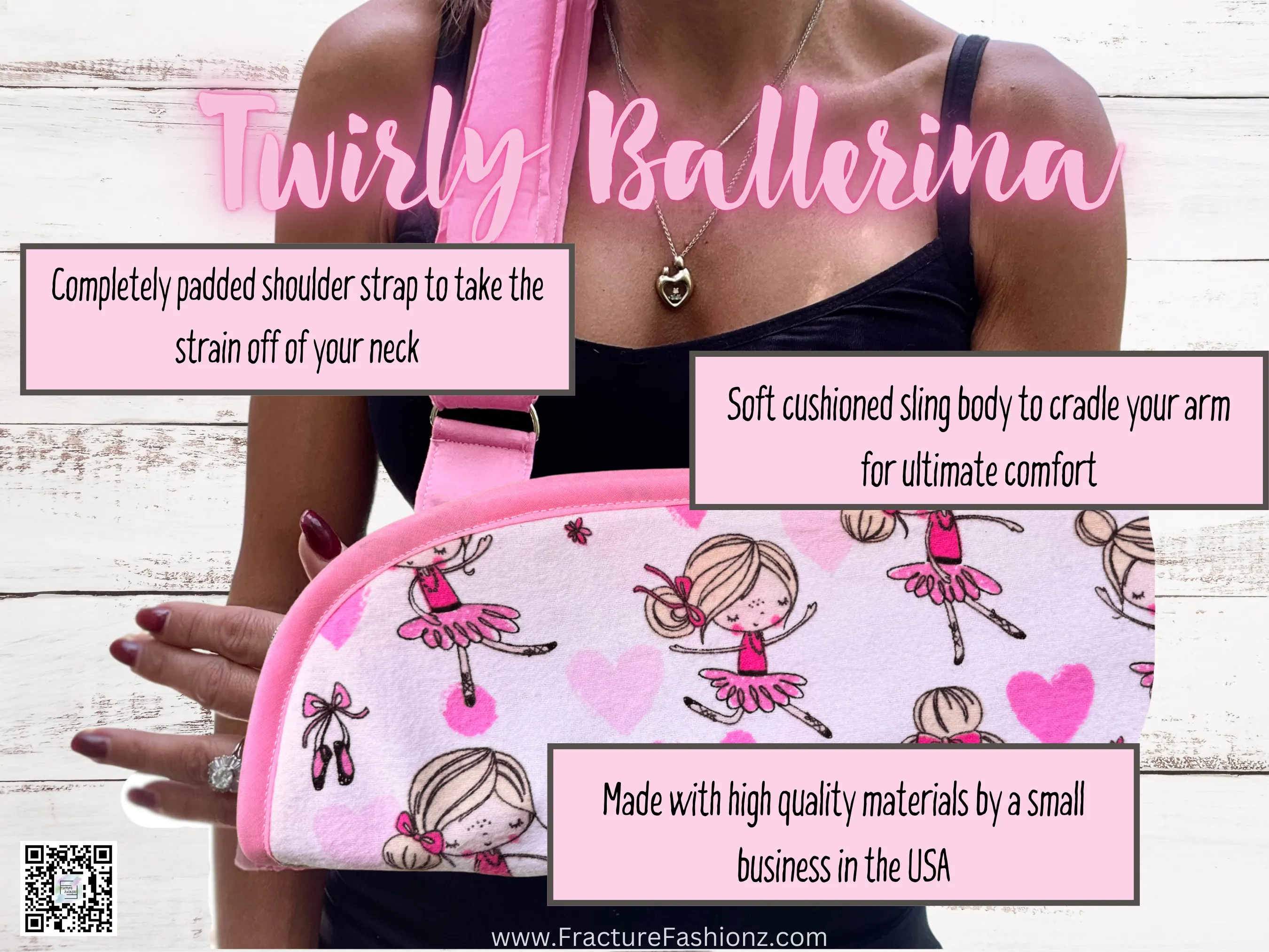 Arm Sling | Twirly Ballerina Arm Sling