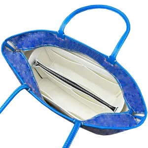 Artois MM Bag Organizer, Artois PM Bag Organizer, Tote Bag Artois MM Insert Handmade 3mm Wool Premium Felt Snug Sturdy Silver Zipper (For Artois PM, Violet)