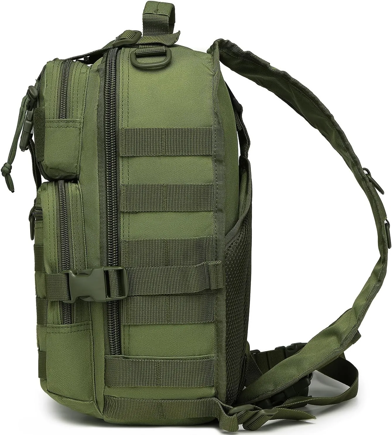 ATBP Tactical Sling Backpack Bag Military Shoulder Bag Pack for Men Molle Crossbody Bag 15L