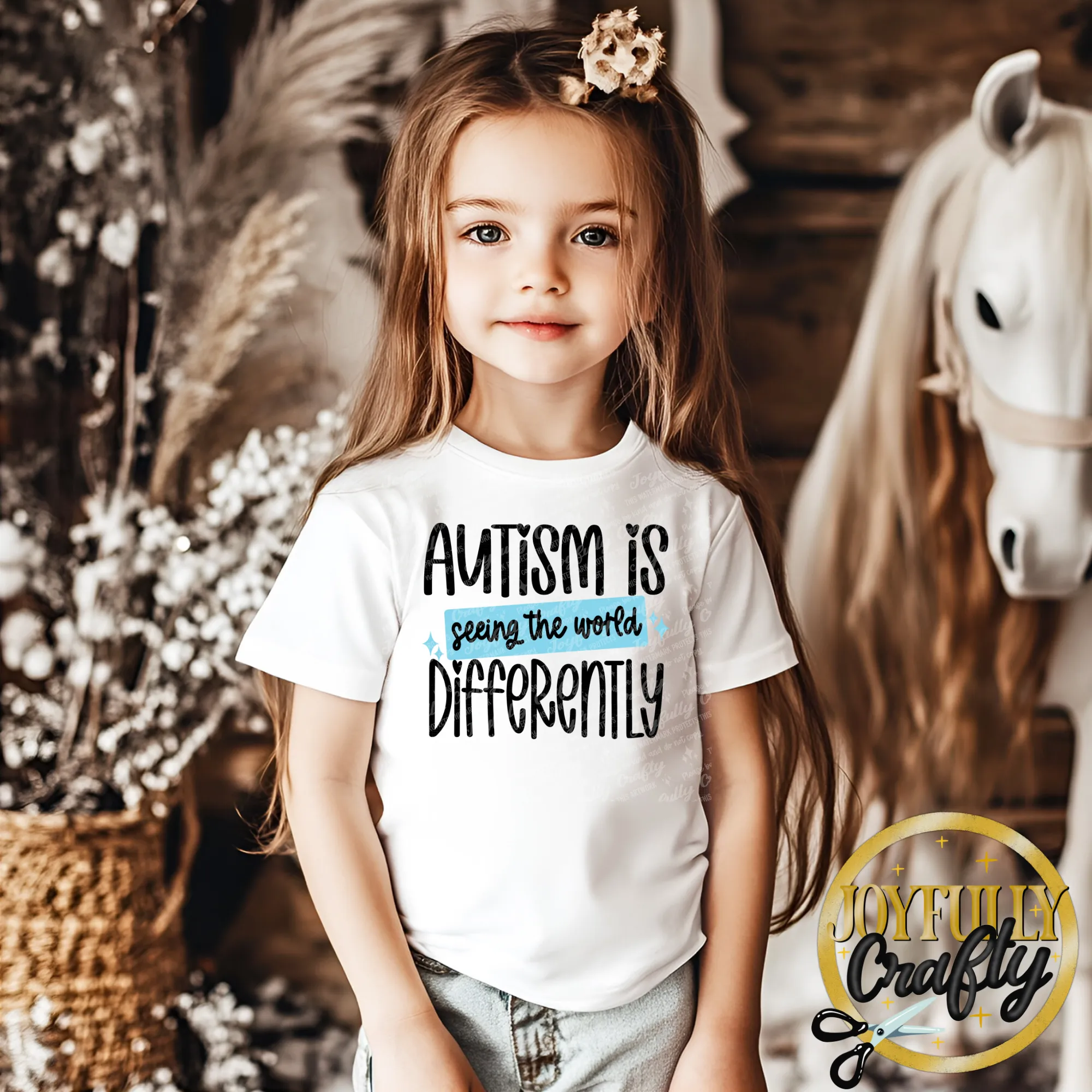 Autism Awareness Retro Blocked Letters Tote Bag
