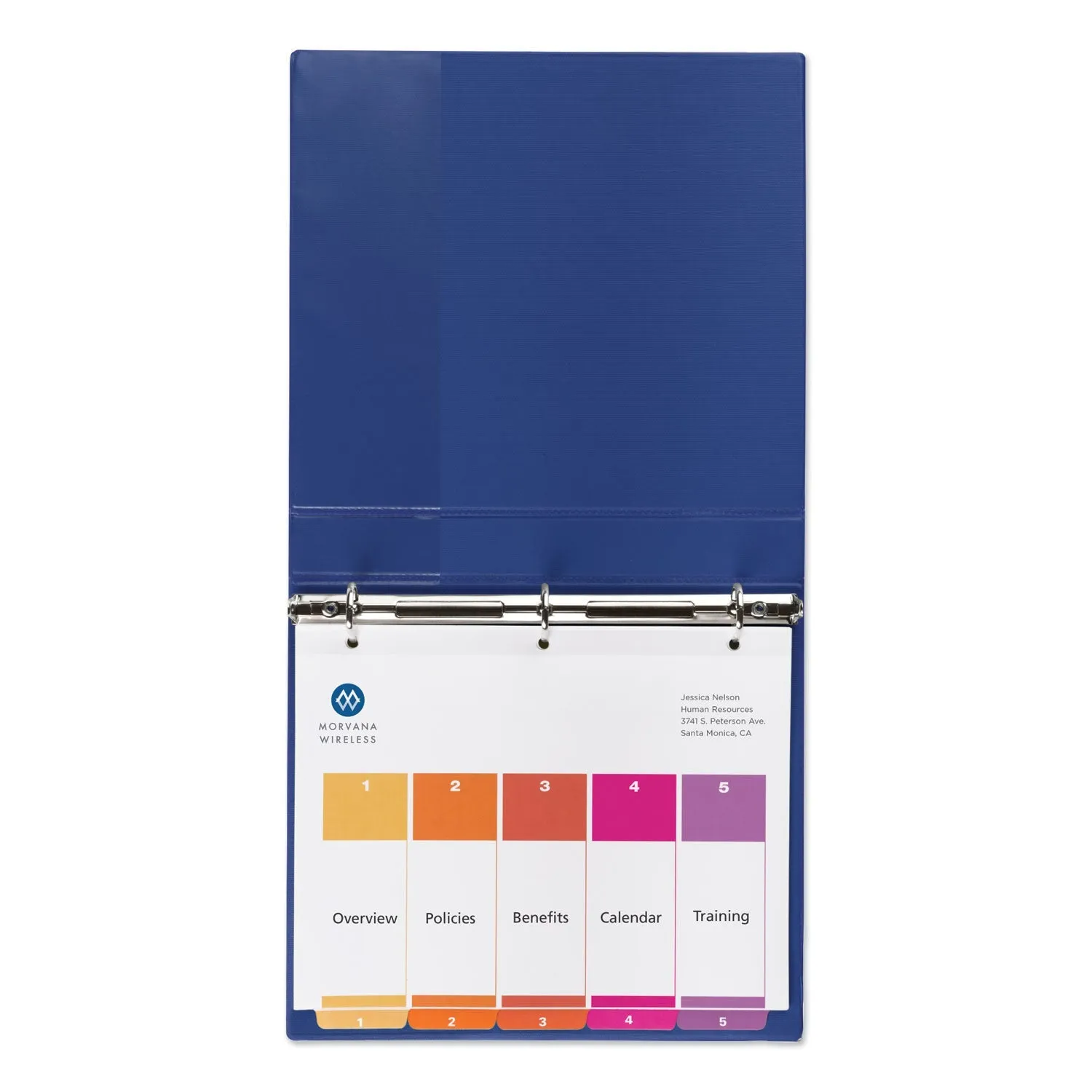 Avery® Customizable TOC Ready Index Multicolor Tab Dividers, Uncollated, 5-Tab, 1 to 5, 11 x 8.5, White, 24 Sets
