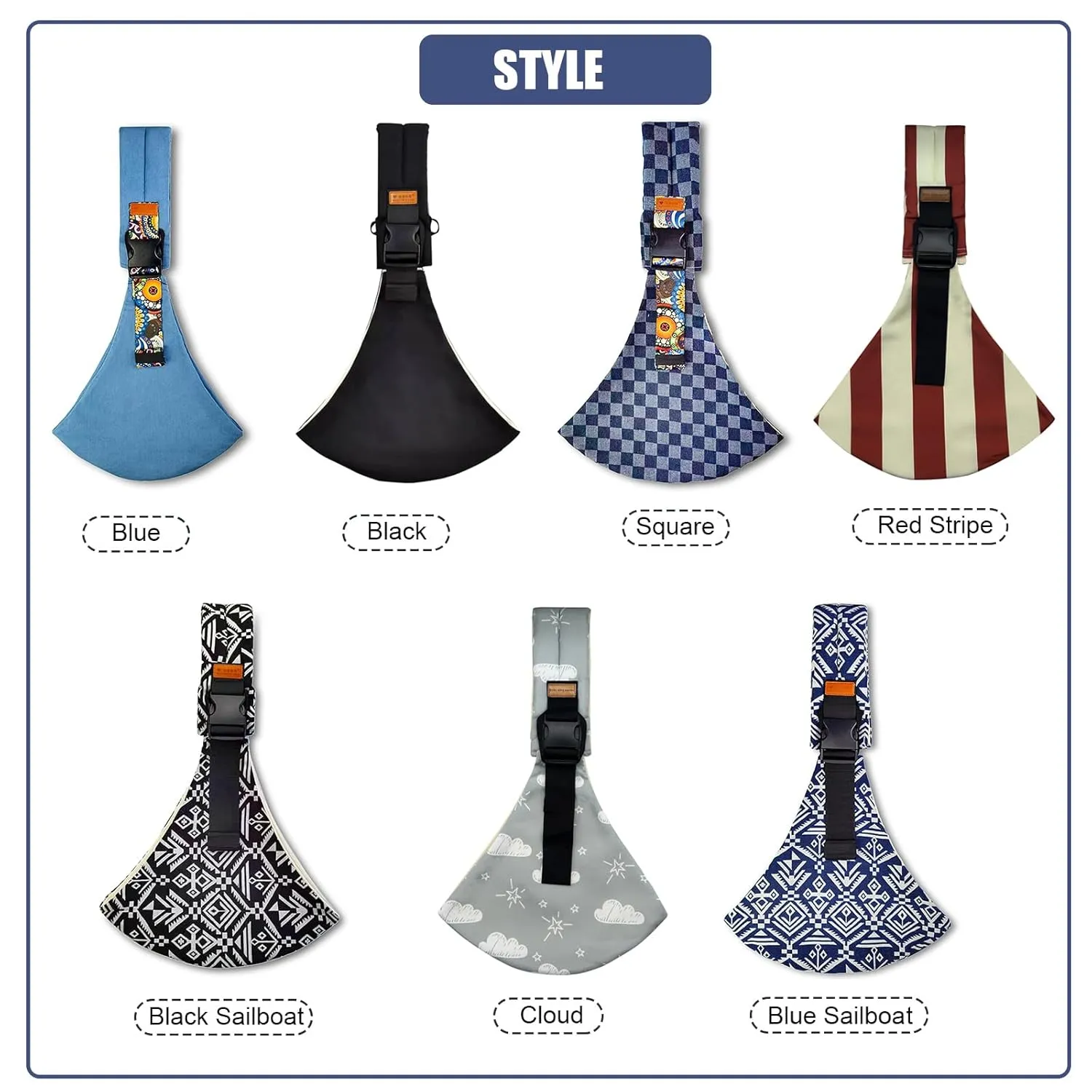 Baby Sling Carrier,Baby Sling,Toddler Carrier,Adjustable and Non-Slip Hip Seat Carrier Carrying 10-30 lbs(Blue)