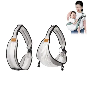 Baby Sling Carrier,Toddler Carrier,Baby Sling,Portable and Adjustable Non-Slip Hip Seat Carriers 10-45lbs(Grey,Mesh)