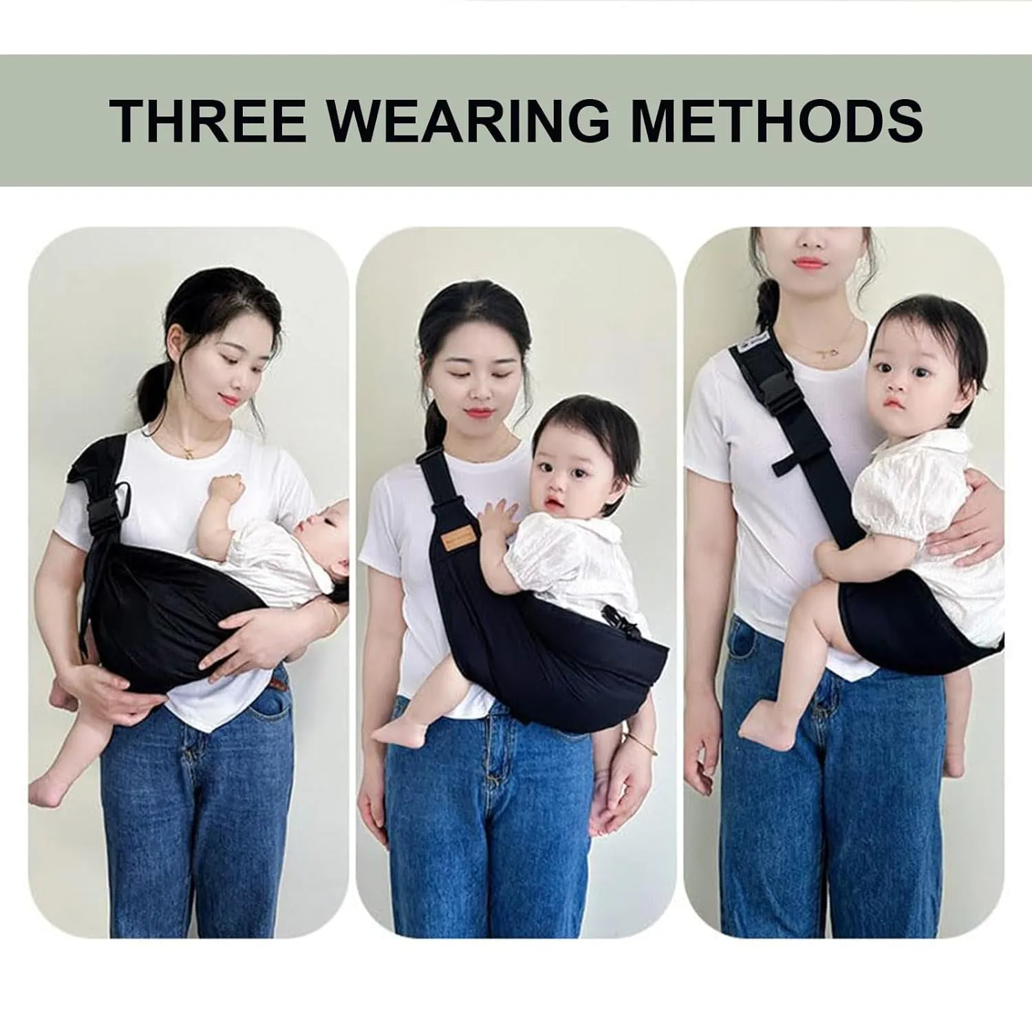Baby Sling Carrier,Toddler Carrier,Baby Sling,Portable and Adjustable Non-Slip Hip Seat Carriers 10-45lbs(Grey,Mesh)